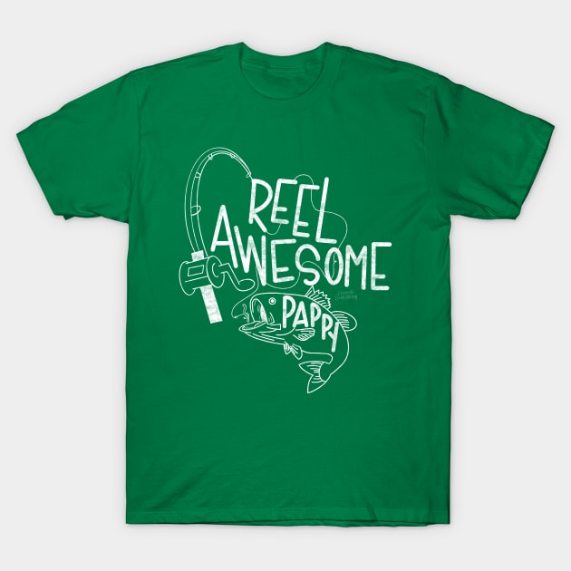 Reel Awesome Pappy T-Shirt by Hannah’s Hand Lettering